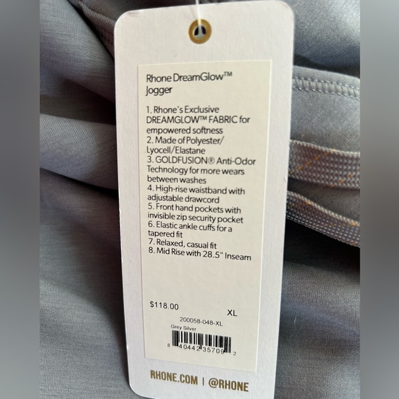 NWT Rhone Dreamglow Jogger Blue Gray L and XL - Picture 8 of 11